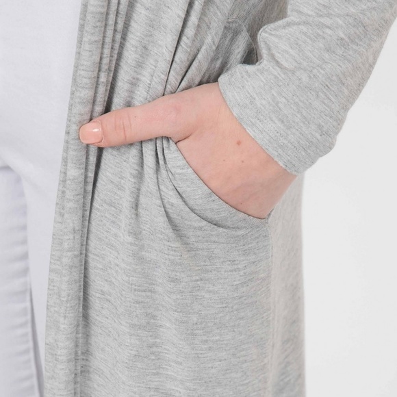 LAST 1! Long Body Duster Cardigan featuring - Picture 3 of 6